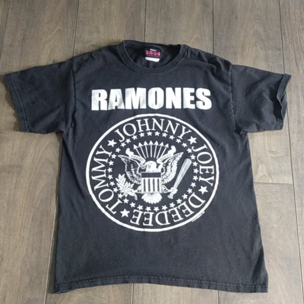 Vintage 2008 Ramones 123 Black T shirt Mens M